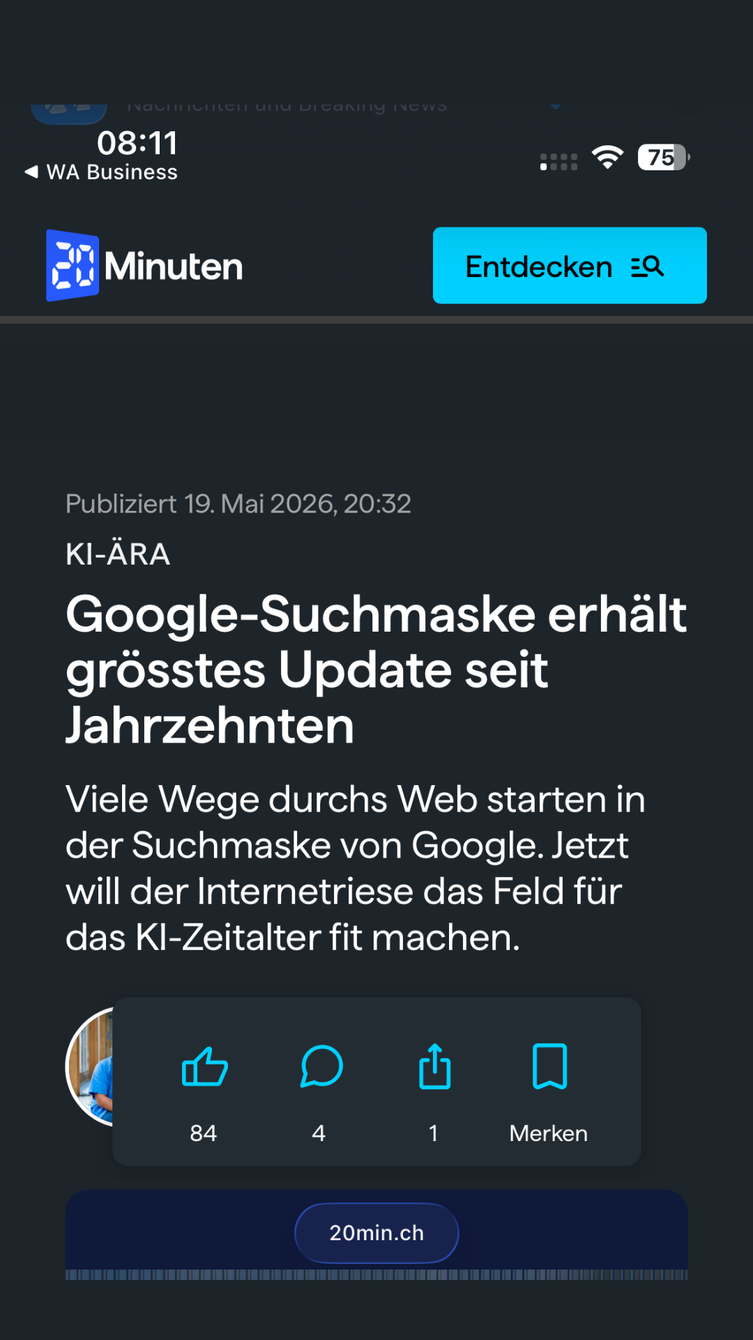 20 Minuten: Google in der KI-Ära